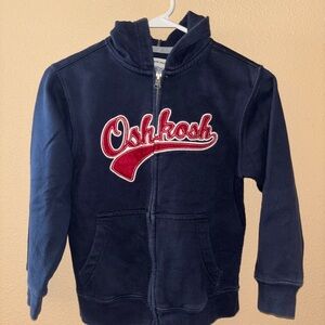 OshKosh B'gosh Kids Dark Blue Hoodie with Red Logo